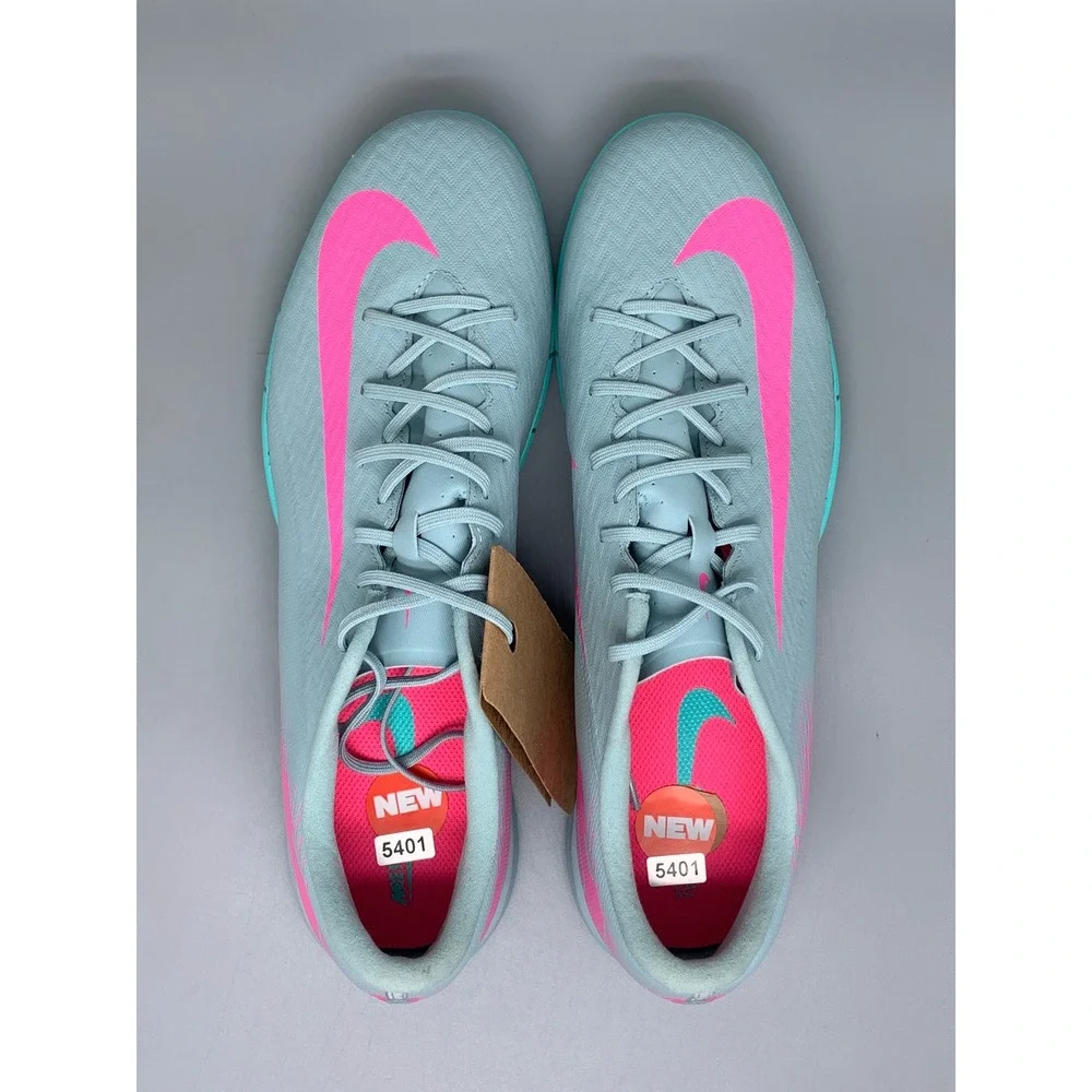 Nike Mercurial Vapor 15 Academy Pink Indoor Soccer Shoes DJ5635-405 Men's Sz 10